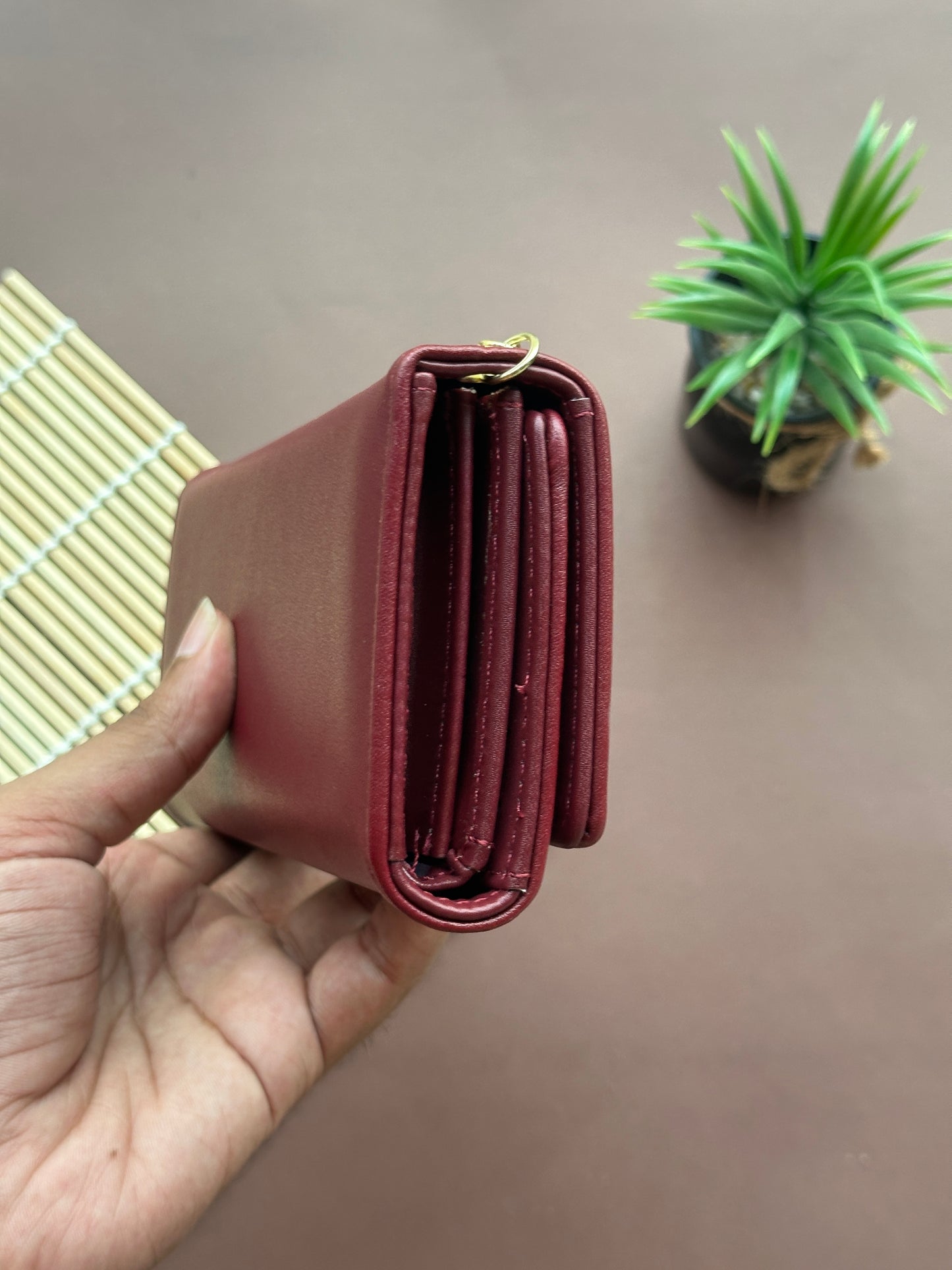 Long Wallet - Cherry Red