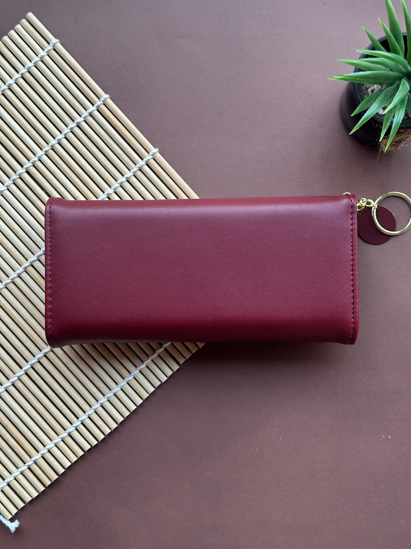Long Wallet - Cherry Red