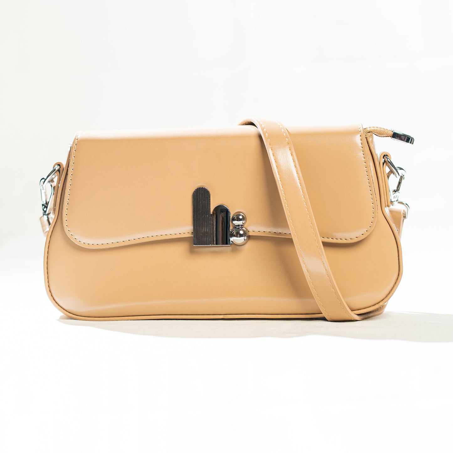 Hand Bag| The Verona Curve - Khaki