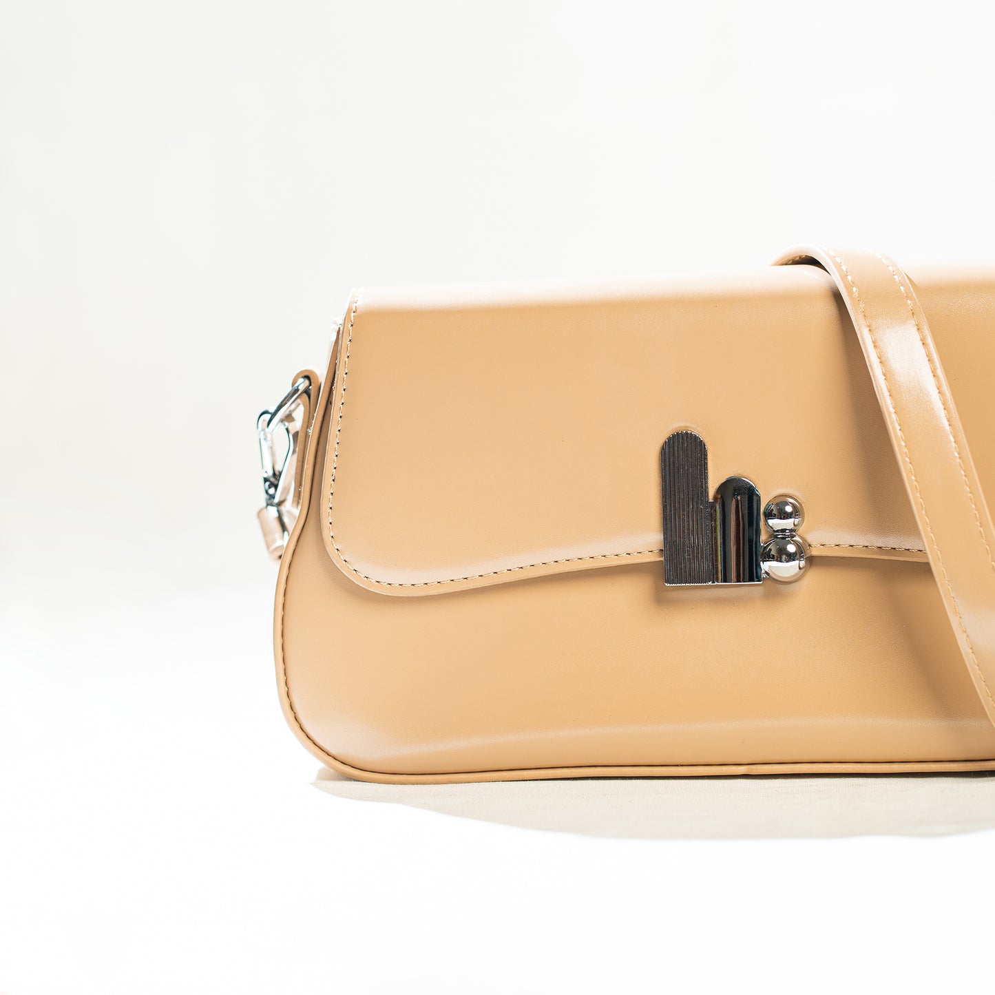 Hand Bag| The Verona Curve - Khaki