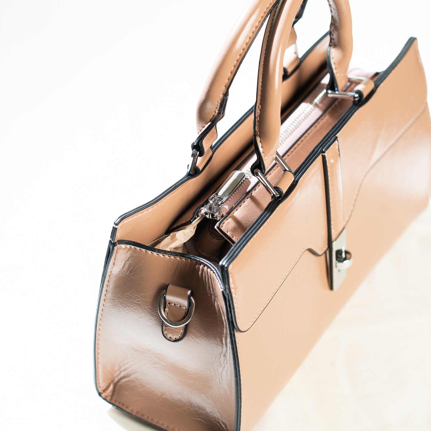 Hand Bag| The Astoria Luxe - Khaki