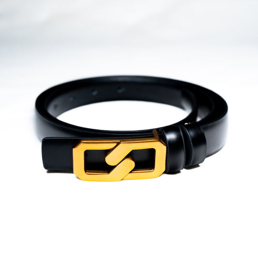 Belt| Luxe Buckle Black