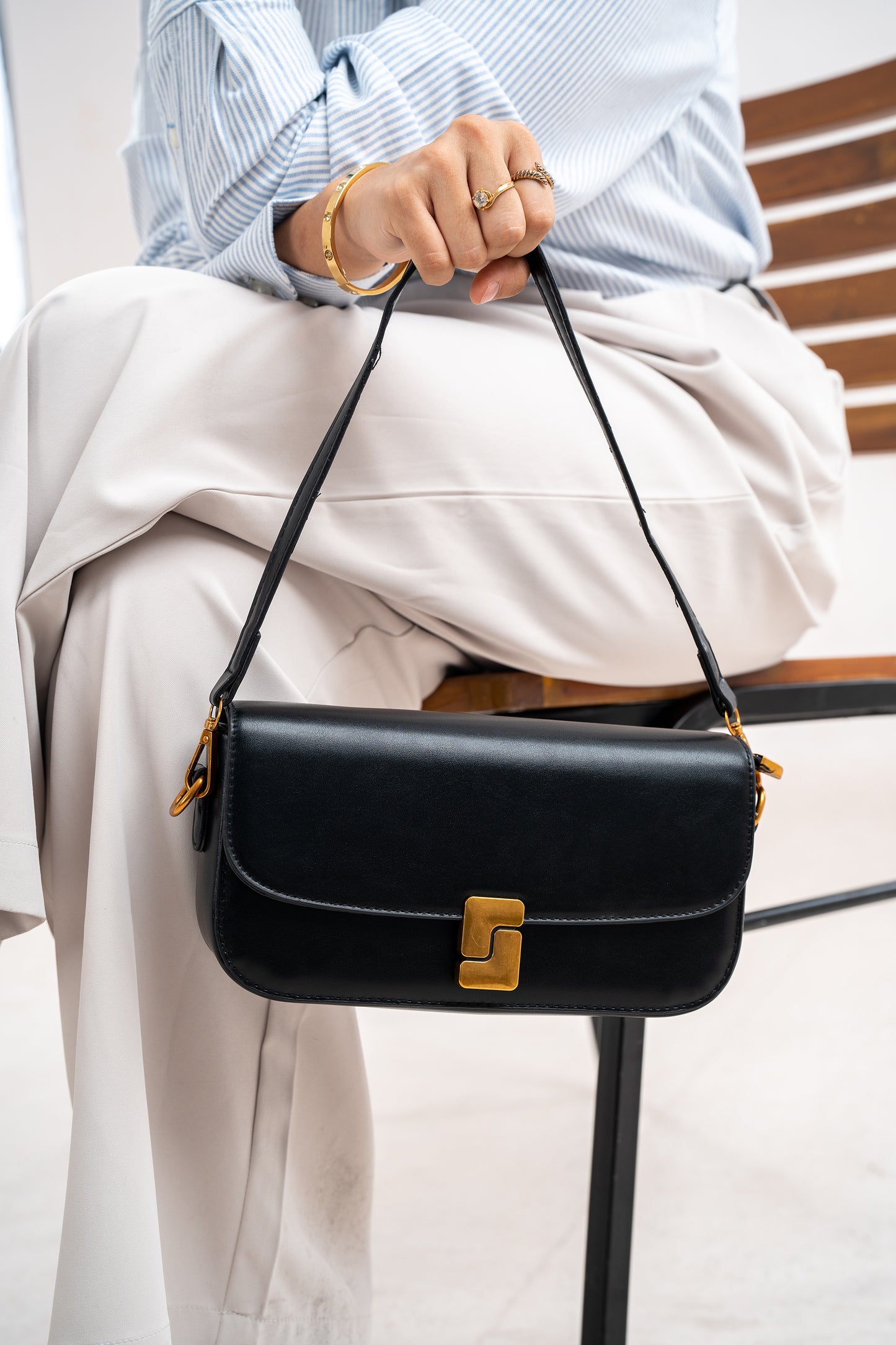 Hand Bag| Midnight Noir