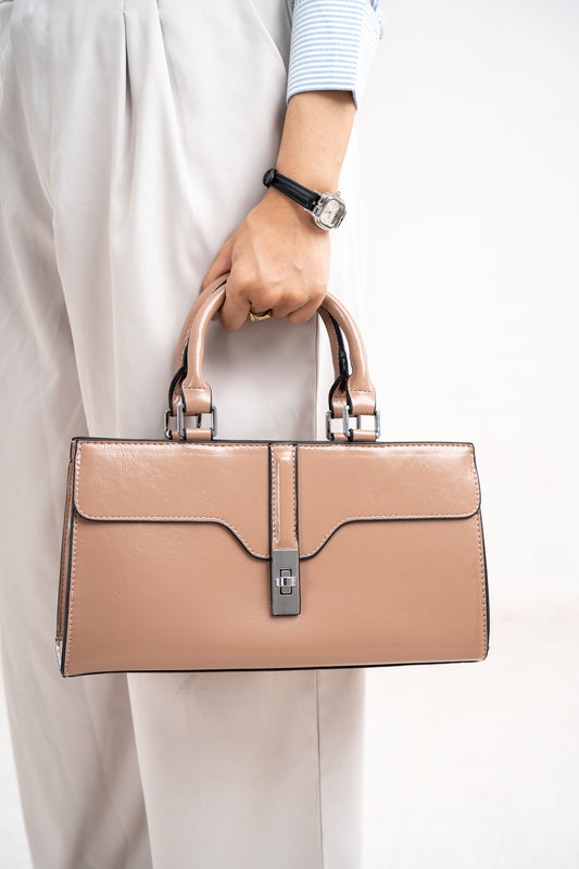 Hand Bag| The Astoria Luxe - Khaki